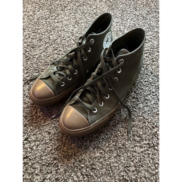 Converse Other - Converse Chuck Taylor All Stars Pro Unisex Khaki Green Shoes Size 10 M 12 WM